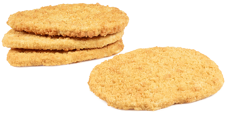 Knusper hveteprotein vegan schnitzel 100g 1kg