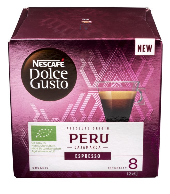 Dolce gusto peru espresso organic 84g