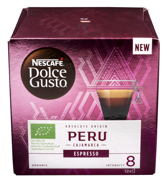 Dolce gusto peru espresso organic  84g