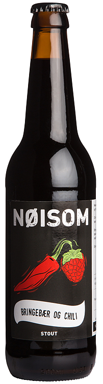 Nøisom bringebær og chili stout 9,2% 24x33cl