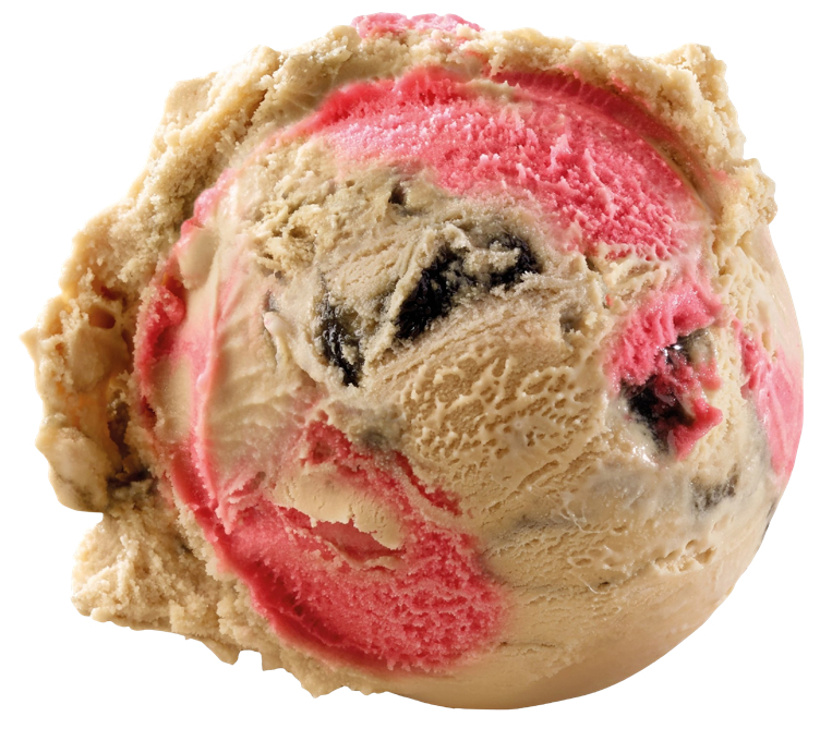 Duo lakris/bringebær iskrem 4,5l