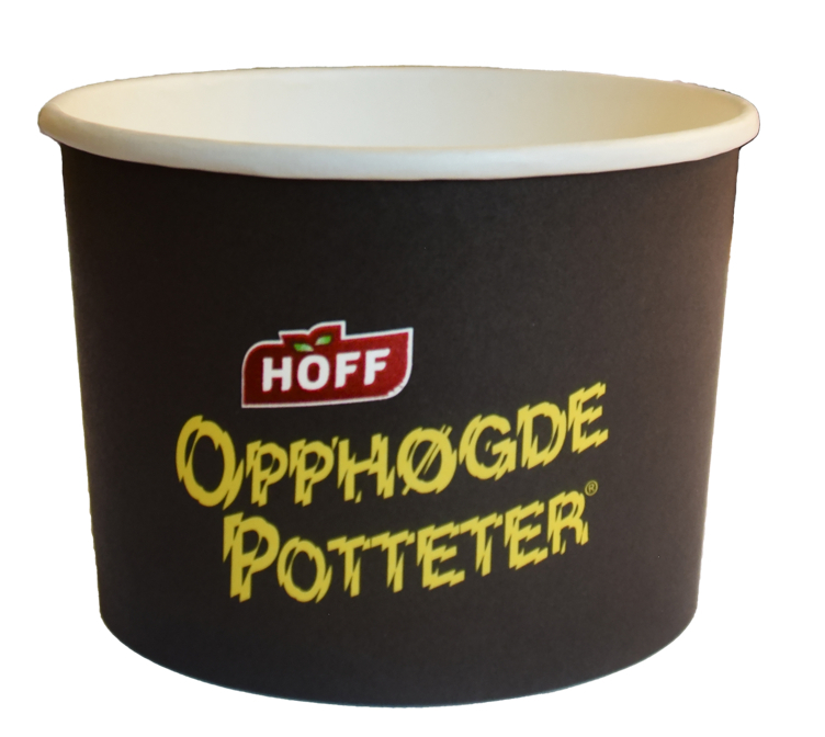 Opphøgde potteter bøtter for pommes frites 250stk