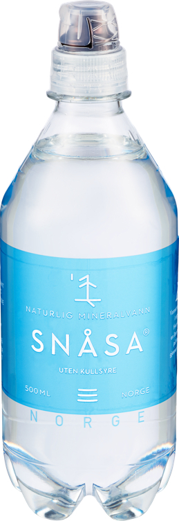 Snåsa naturlig mineralvann m/sportskork   12x0,5l