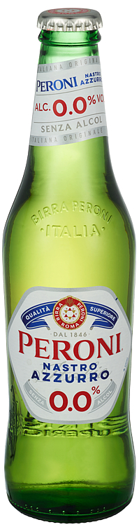 Peroni nastro azzurro   0,0%   24x33cl