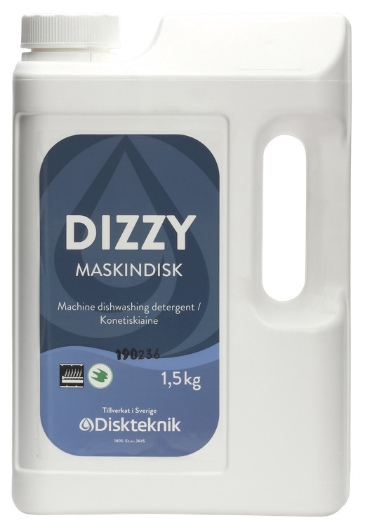 Dizzy maskinoppvask 1,5kg