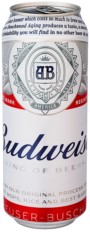 Budweiser   4,5%   24x50cl   can