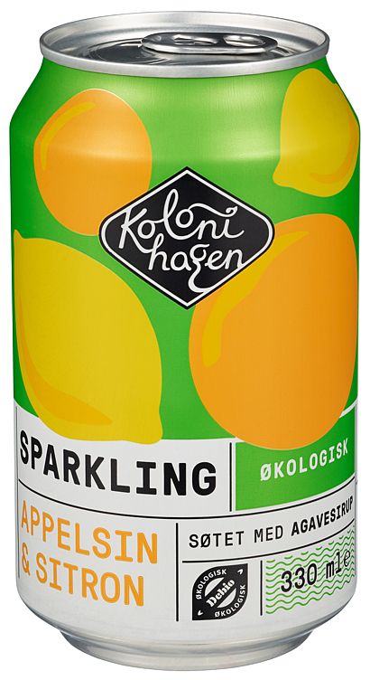 Sparkling appelsin & sitron 24x330ml