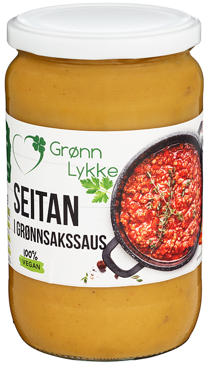 Seitan i grønnsakssaus 675g