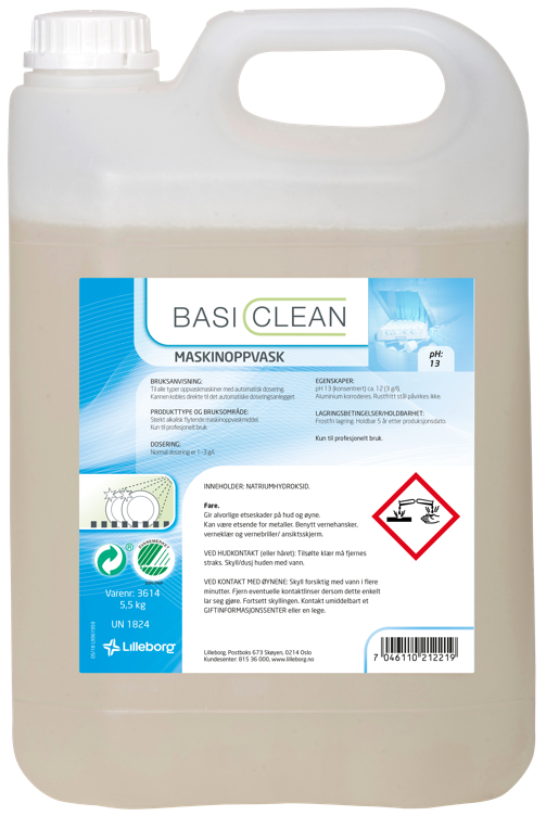 Basiclean dishwasher solution    5,5kg
