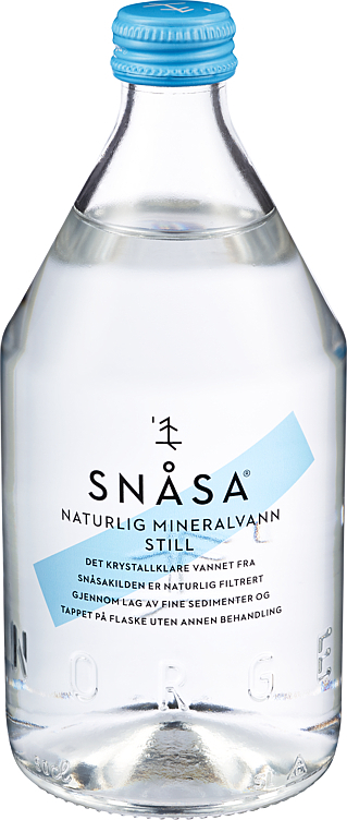 Snåsa naturlig mineralvann glass 6x0,5l