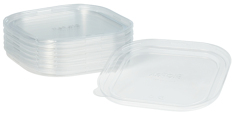 Lokk brick large rpet gjennomsiktig 1200ml  40stk