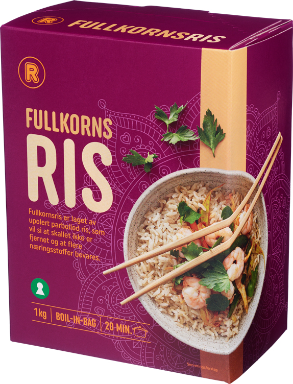 Fullkornsris bib 8x125g