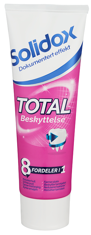Tannkrem solidox tp totalbeskyttelse   75ml