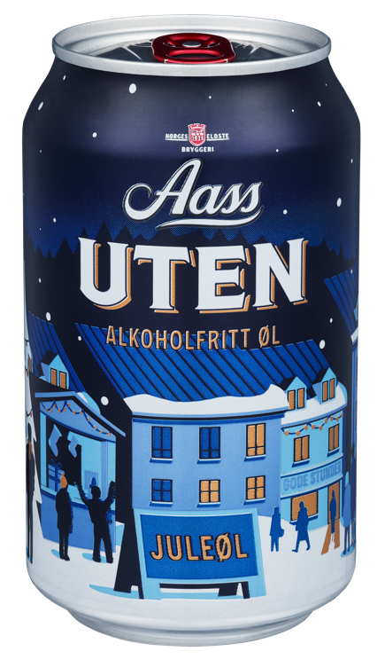 Aass uten x-mas beer 6-pk bx 0,7%  24x33cl