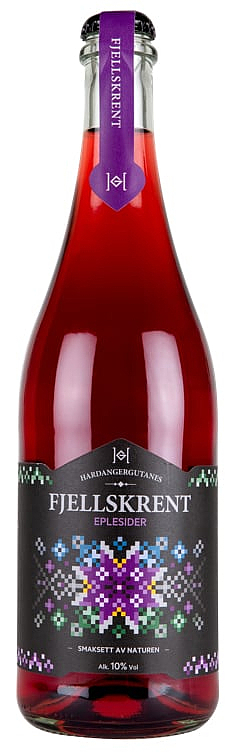 Epli fjellskrent eplesider m/hint solbær 8%  12x75cl