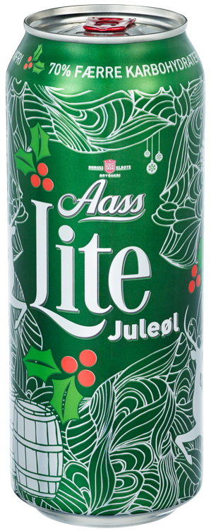 Aass lite juleøl 6-pk bx 4,5%  24x50cl