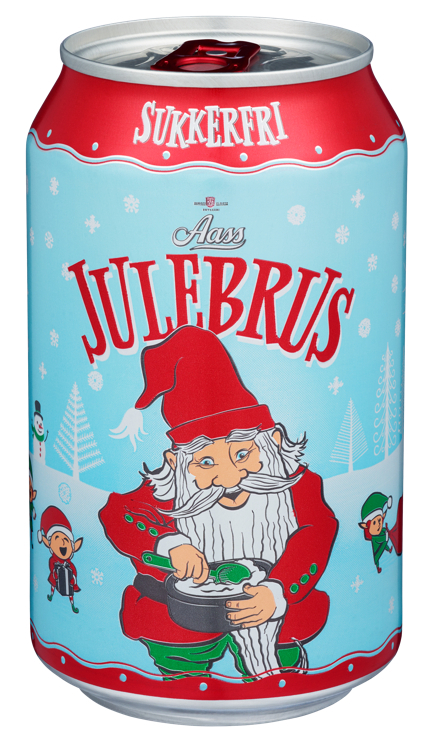 Aass julebrus sukkerfri 6-pk bx  1080x33cl