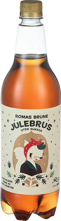 Roma julebrus brun uten sukker  12x1l
