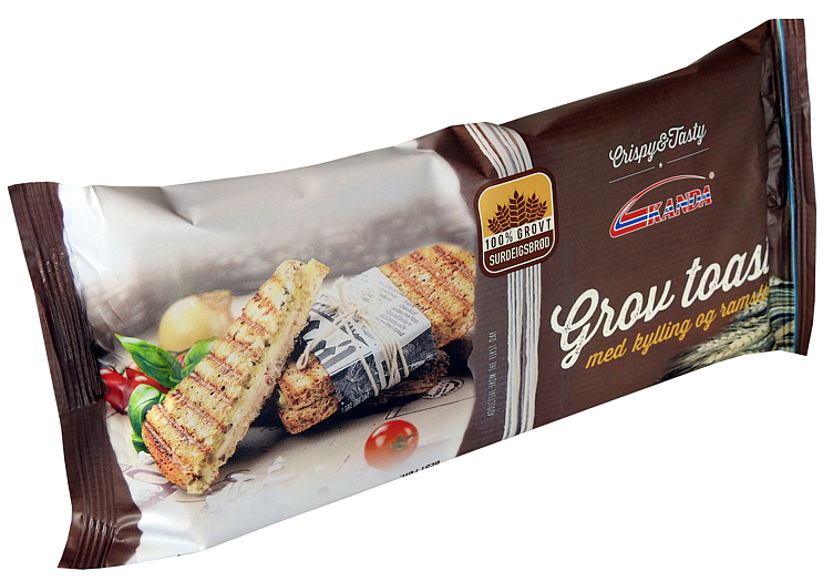 Grov toast 2-pk 190g