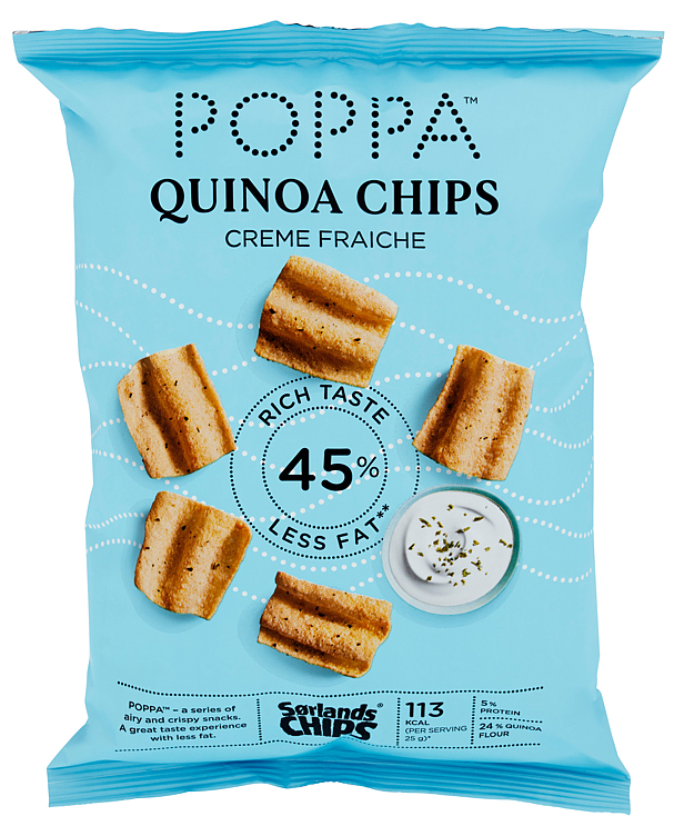 Poppa quinoa creme fraiche 60g
