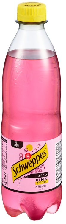 Schweppes pink tonic zero  24x50cl