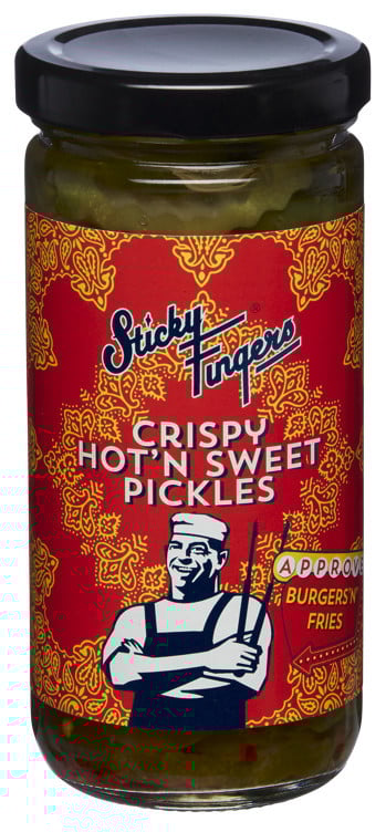 Hot'n sweet pickles  226g