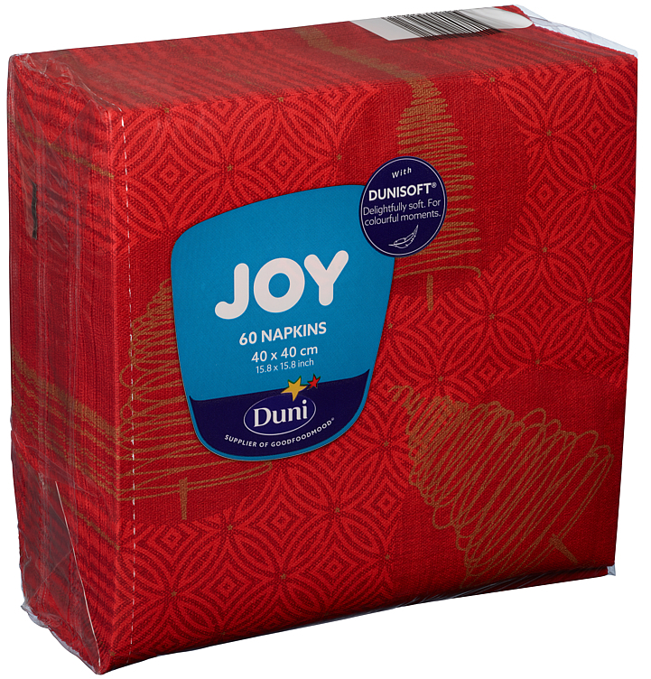Serviett dunisoft elegant trees 40cm 60stk