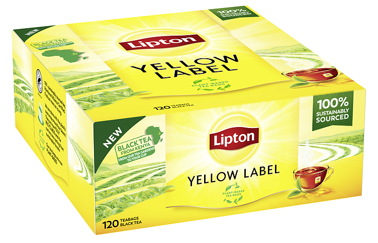 Lipton yellow label te m/konv. 100ps 180g