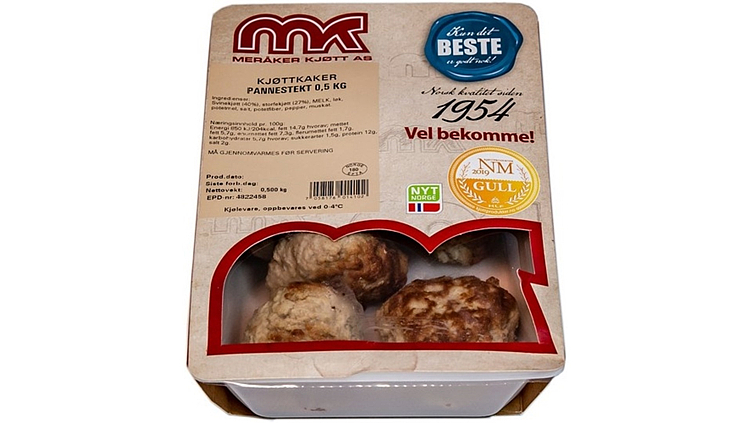 Kjøttkaker pannestekte  2kg  ( 30 stk )