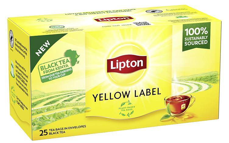 Lipton yellow label te 25poser