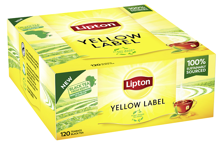 Lipton yellow label te u/konvolutt 120ps 240g