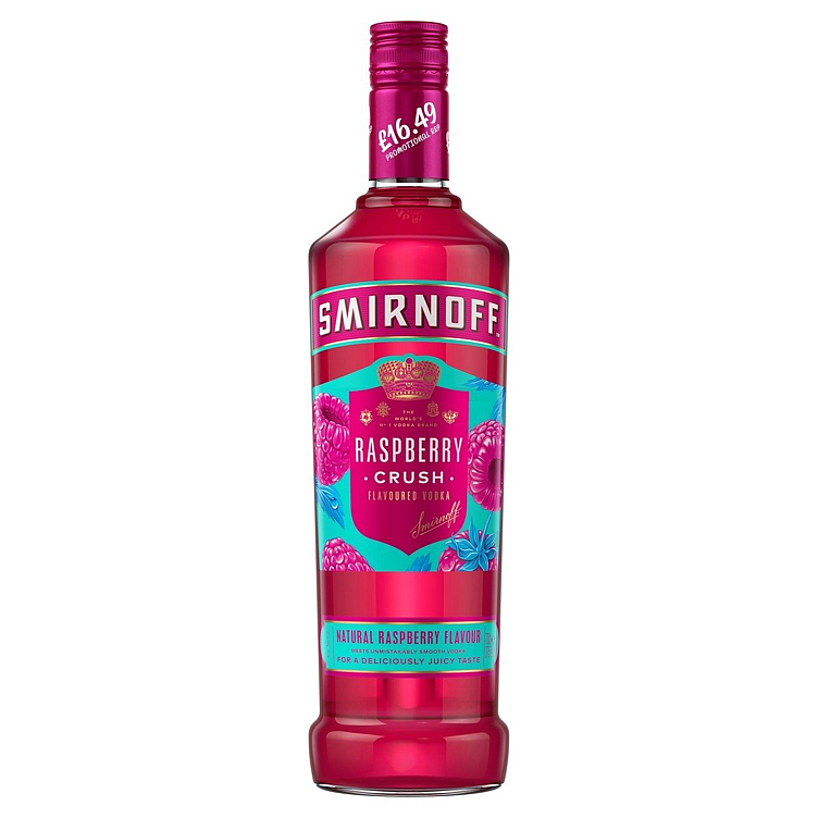 Smirnoff raspberry crush   25%   70cl