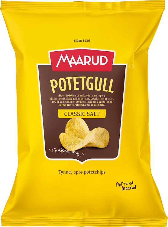 Potetgull classic salt 240g