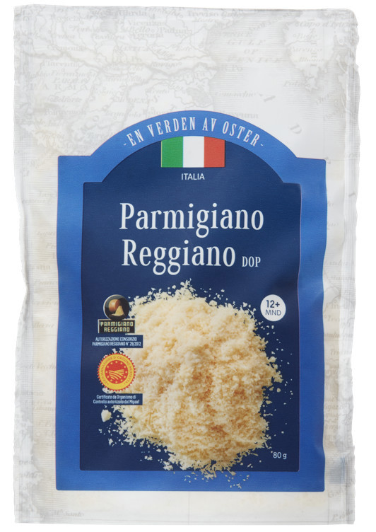 Parmigiano reggiano shredded   80g