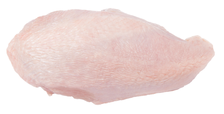 Kyllingbryst m/skinn & vingebein økonomi 5kg