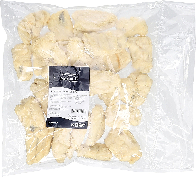 Øl-panert fish & chrispy 2,5kg