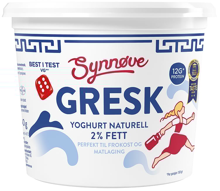 Gresk yoghurt naturell   750g