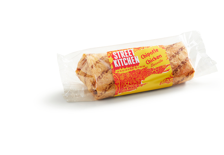Street kitchen chipotle chicken burrito 200g