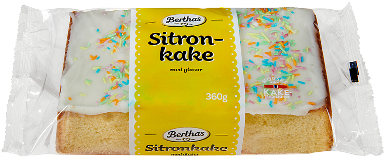 Lemon cake w/glazing  360g