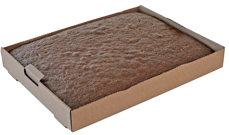 Sjokoladekakebunn i form 28x37cm   6stk