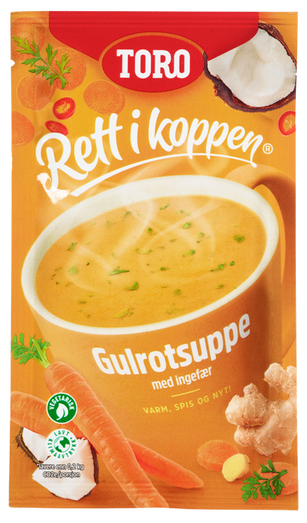 Gulrotsuppe m/ingefær 22g