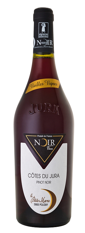 Dom. petite marne cotes du jura pinot noir vv 19 12,5%  75cl