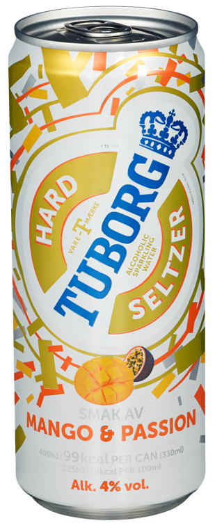 Hard seltzer mango & passion 4% 24x33cl