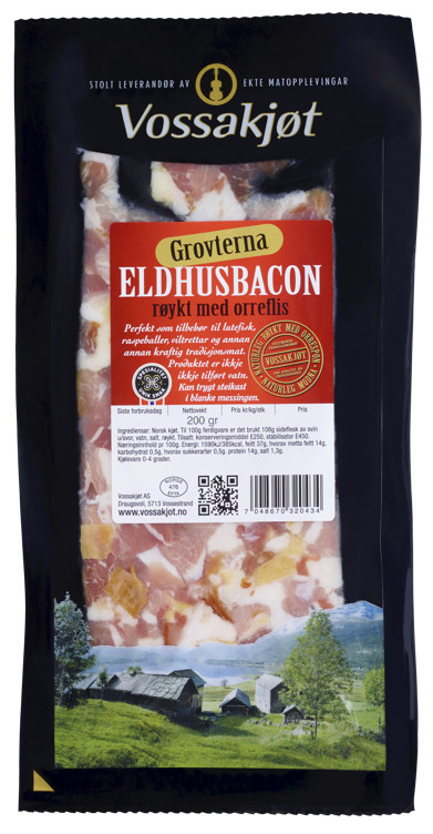 Grovterna eldhusbacon 200g