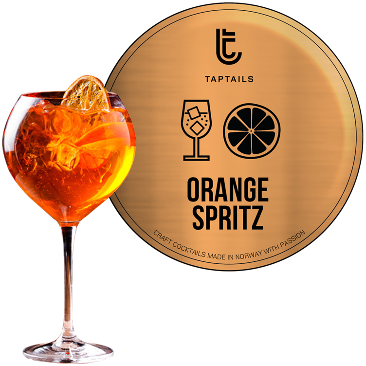Taptails orange spritz   8%   key keg 20l