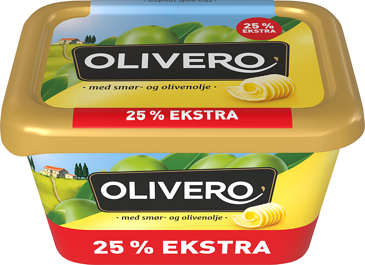 Olivero smør- og olivenolje 500g