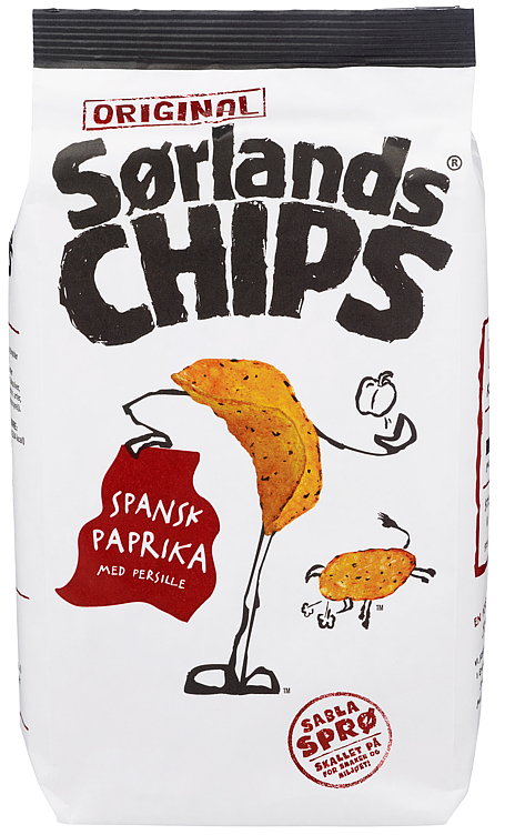 Potetchips spansk paprika original 200g