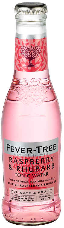 Fever-tree raspberry & rhubarb tonic 24x20cl