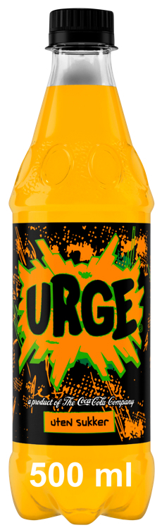 Urge uten sukker flaske  24x0,5l