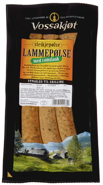 Lamb sausage w/ ramson   300g